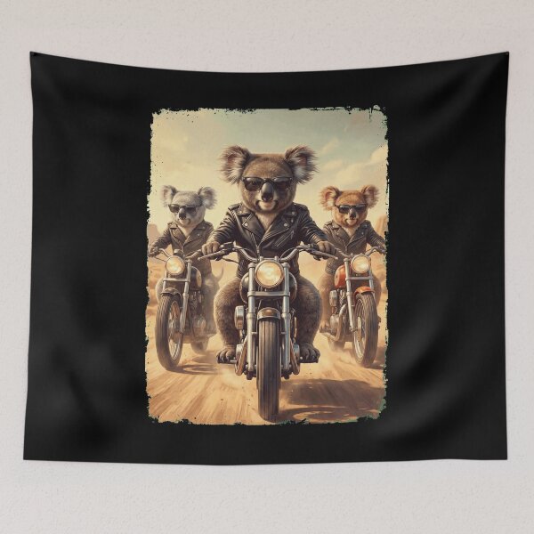 Item preview, Funny Koala Motorcycle Meme Animal Lover designed and sold by DoodleTortle.