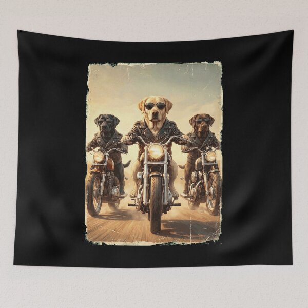 Item preview, Funny Labrador Retriever Motorcycle Meme Dog Lover designed and sold by DoodleTortle.