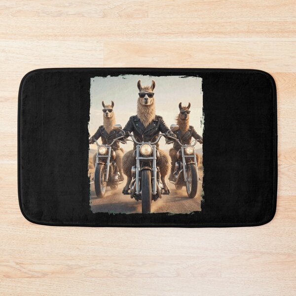 Item preview, Funny Llama Motorcycle Meme Animal Lover designed and sold by DoodleTortle.