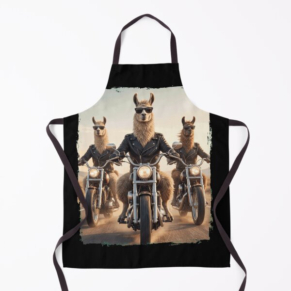Item preview, Funny Llama Motorcycle Meme Animal Lover designed and sold by DoodleTortle.