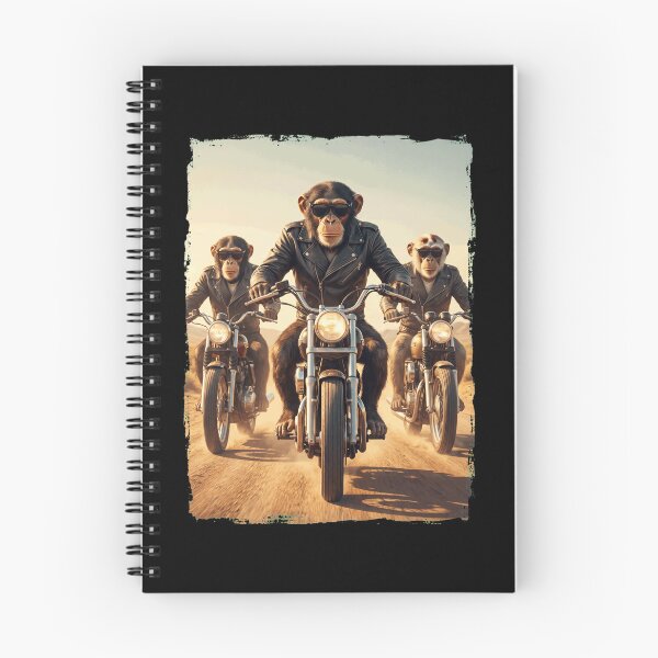 Item preview, Funny Monkey Motorcycle Meme Animal Lover designed and sold by DoodleTortle.