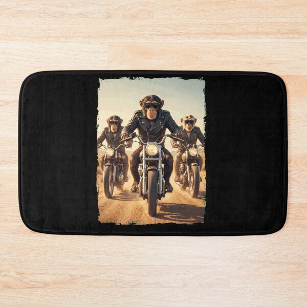Item preview, Funny Monkey Motorcycle Meme Animal Lover designed and sold by DoodleTortle.