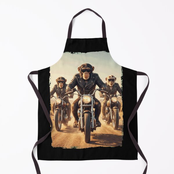Item preview, Funny Monkey Motorcycle Meme Animal Lover designed and sold by DoodleTortle.