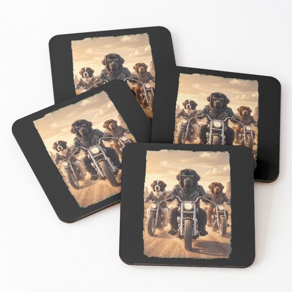 Item preview, Funny Newfoundland Motorcycle Meme Dog Lover designed and sold by DoodleTortle.