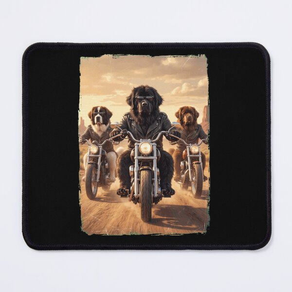 Item preview, Funny Newfoundland Motorcycle Meme Dog Lover designed and sold by DoodleTortle.