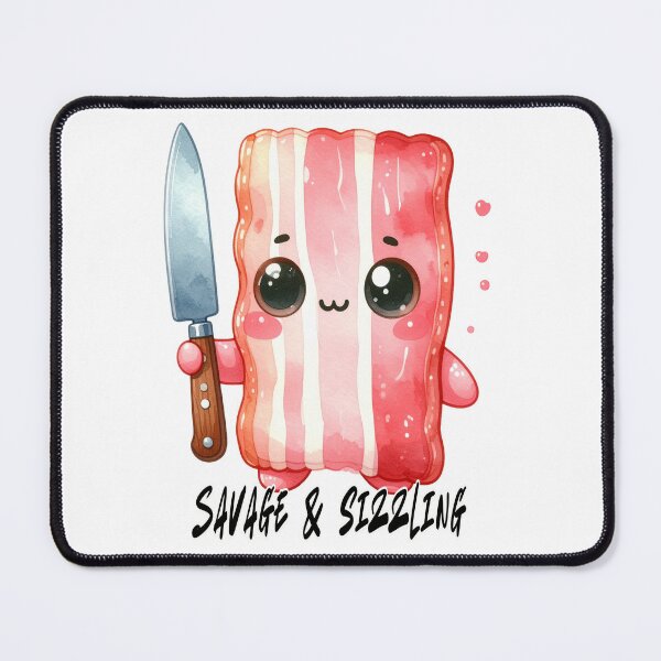 Item preview, Kawaii Killer Bacon, Savage and sizzling  designed and sold by LiskoDesign.