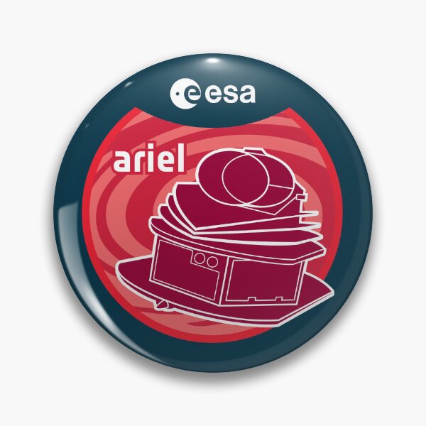 Item preview, ARIEL ESA Mission Patch – Exoplanet Atmosphere Space Design designed and sold by MeetinSpace.