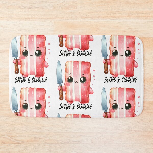 Item preview, Kawaii Killer Bacon, Savage and sizzling  designed and sold by LiskoDesign.