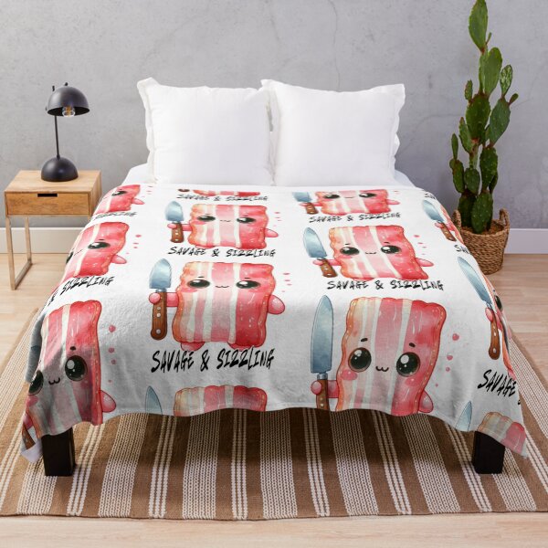 Item preview, Kawaii Killer Bacon, Savage and sizzling  designed and sold by LiskoDesign.
