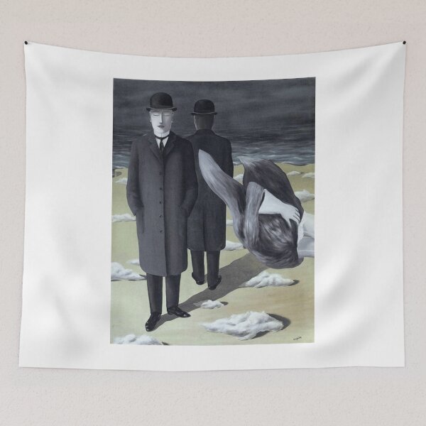 Item preview, The Meaning of Night Magritte Surreal Scene designed and sold by MirelaSorescu.