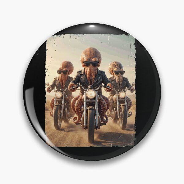 Item preview, Funny Octopus Motorcycle Meme Animal Lover designed and sold by DoodleTortle.