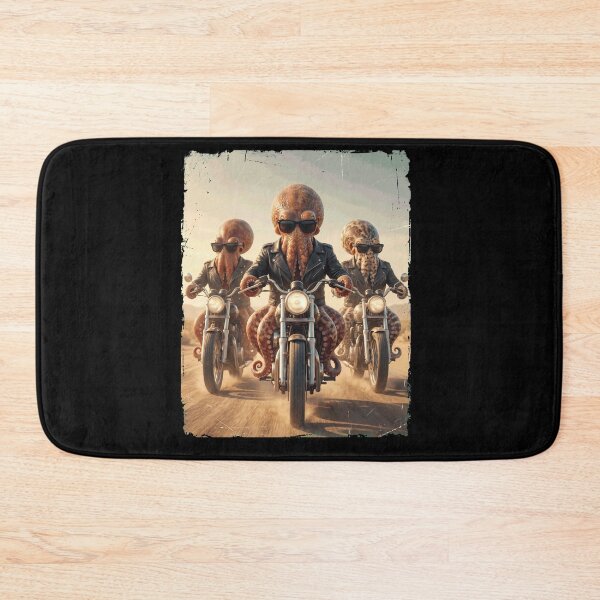 Item preview, Funny Octopus Motorcycle Meme Animal Lover designed and sold by DoodleTortle.