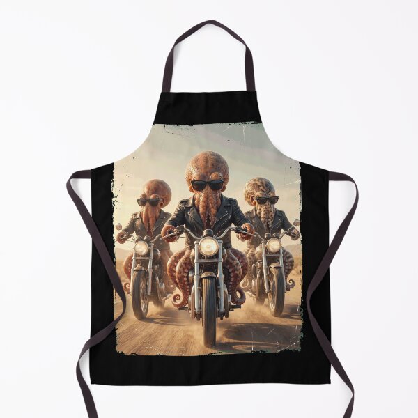 Item preview, Funny Octopus Motorcycle Meme Animal Lover designed and sold by DoodleTortle.