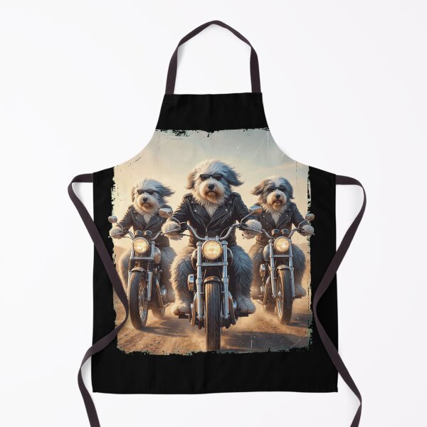 Item preview, Funny Old English Sheepdog Motorcycle Meme Dog Lover designed and sold by DoodleTortle.