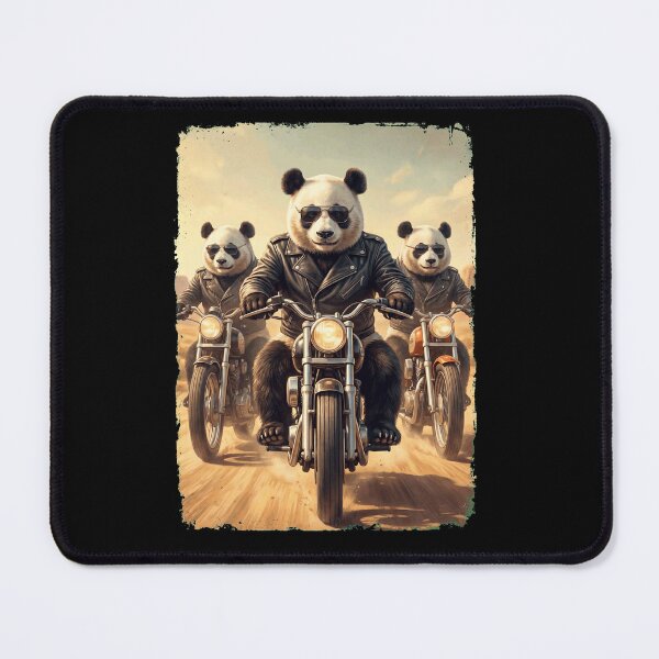 Item preview, Funny Panda Motorcycle Meme Animal Lover designed and sold by DoodleTortle.