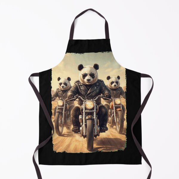 Item preview, Funny Panda Motorcycle Meme Animal Lover designed and sold by DoodleTortle.
