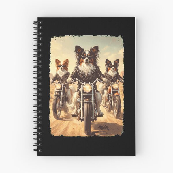 Item preview, Funny Papillon Motorcycle Meme Dog Lover designed and sold by DoodleTortle.