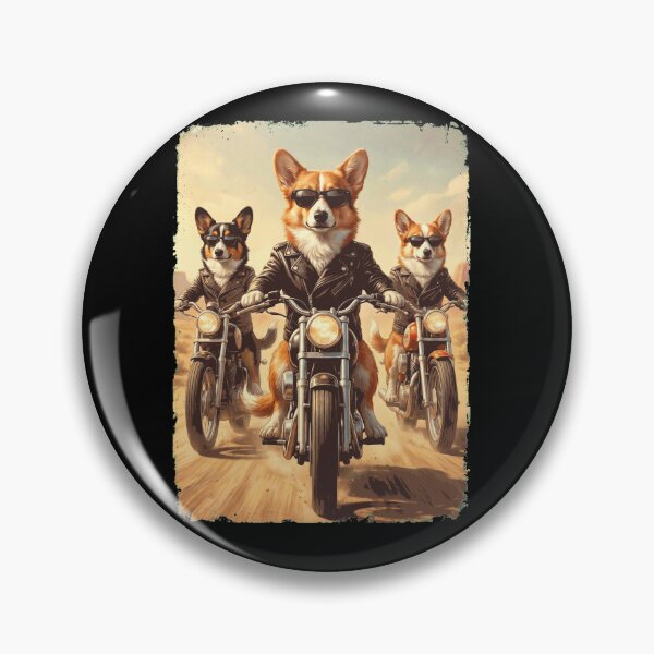 Item preview, Funny Pembroke Welsh Corgi Motorcycle Meme Dog Lover designed and sold by DoodleTortle.