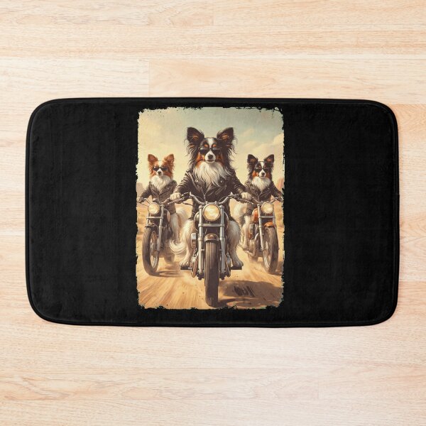 Item preview, Funny Papillon Motorcycle Meme Dog Lover designed and sold by DoodleTortle.