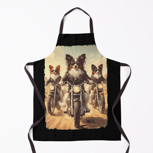 Item preview, Funny Papillon Motorcycle Meme Dog Lover designed and sold by DoodleTortle.