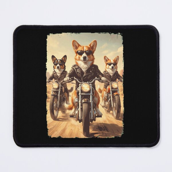 Item preview, Funny Pembroke Welsh Corgi Motorcycle Meme Dog Lover designed and sold by DoodleTortle.