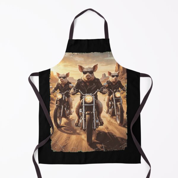 Item preview, Funny Pig Motorcycle Meme Animal Lover designed and sold by DoodleTortle.