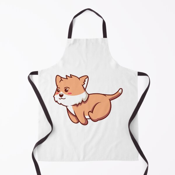 Item preview, Cute Kawaii Sitting Shiba Inu Puppy Cartoon designed and sold by Romain V Beaupré.