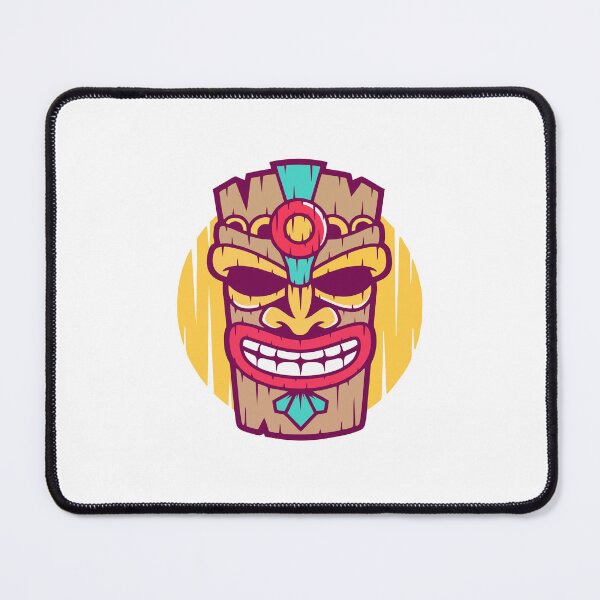 Item preview, Vibrant Tribal Tiki Mask Polynesian Art designed and sold by Romain V  Beaupré.