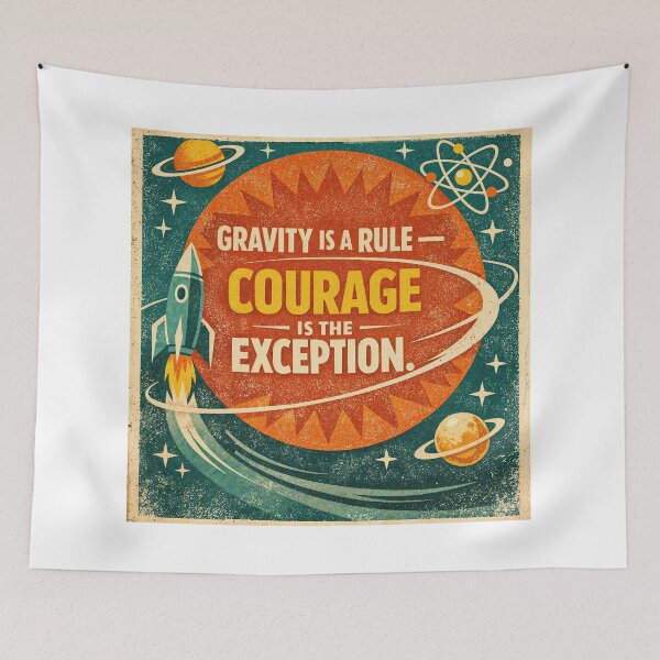 Item preview, Gravity vs. Courage designed and sold by ForeverPrintsOK.