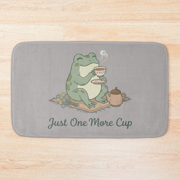 Item preview, Frog Tea – Cute Frog Drinking Tea, Just One More Cup Funny Frog, Cozy Aesthetic Gift designed and sold by Im-Ara.