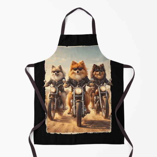 Item preview, Funny Pomeranian Motorcycle Meme Dog Lover designed and sold by DoodleTortle.