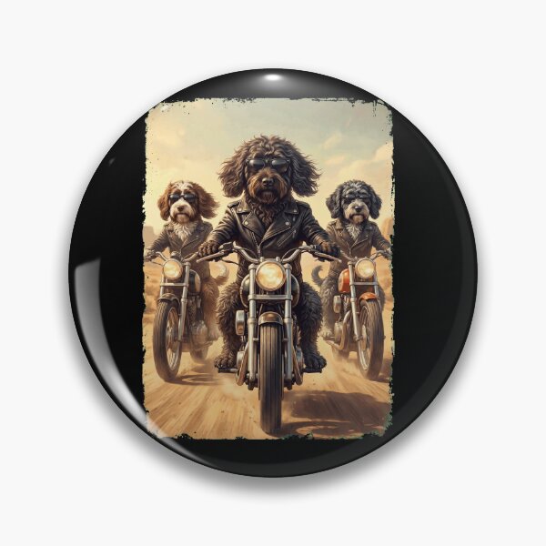 Item preview, Funny Portuguese Water Dog Motorcycle Meme Dog Lover designed and sold by DoodleTortle.
