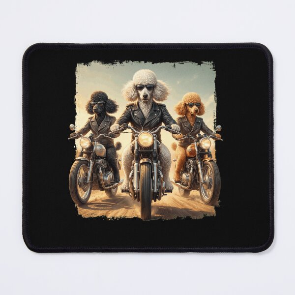 Item preview, Funny Poodle Motorcycle Meme Dog Lover designed and sold by DoodleTortle.
