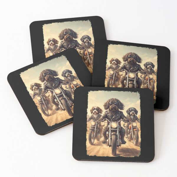 Item preview, Funny Portuguese Water Dog Motorcycle Meme Dog Lover designed and sold by DoodleTortle.