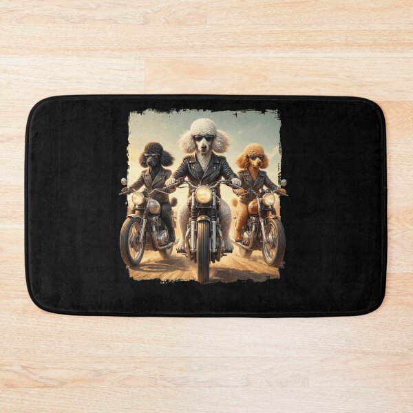 Item preview, Funny Poodle Motorcycle Meme Dog Lover designed and sold by DoodleTortle.