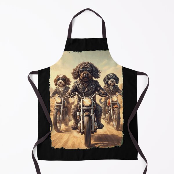 Item preview, Funny Portuguese Water Dog Motorcycle Meme Dog Lover designed and sold by DoodleTortle.