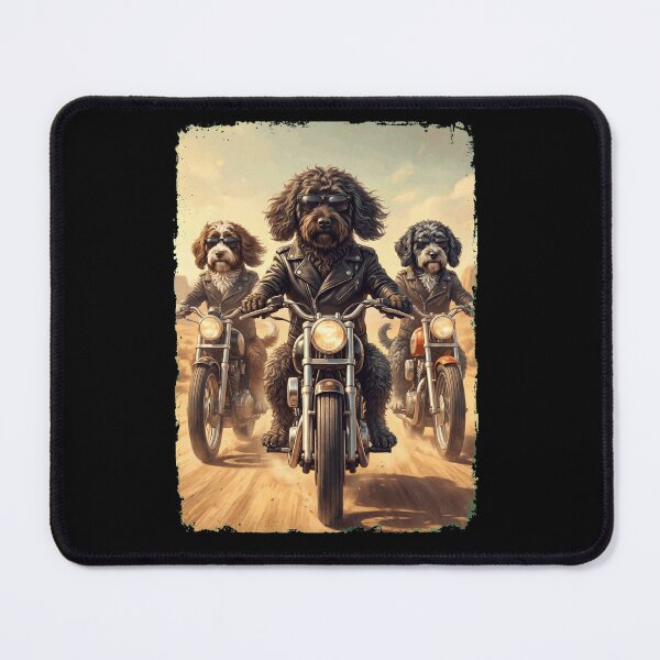 Item preview, Funny Portuguese Water Dog Motorcycle Meme Dog Lover designed and sold by DoodleTortle.