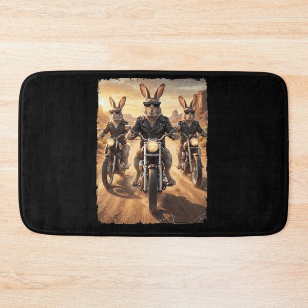 Item preview, Funny Rabbit Motorcycle Meme Animal Lover designed and sold by DoodleTortle.