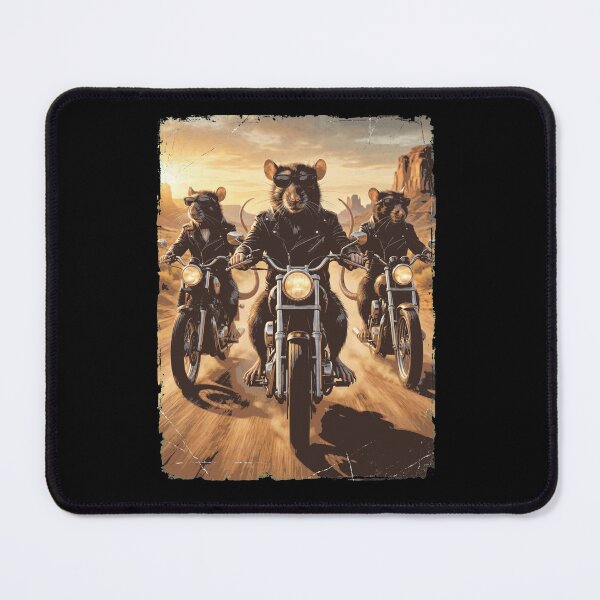 Item preview, Funny Rat Motorcycle Meme Animal Lover designed and sold by DoodleTortle.