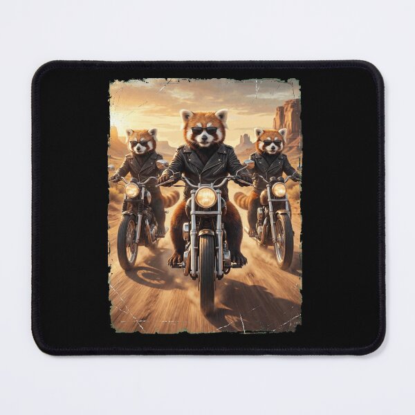 Item preview, Funny Red Panda Motorcycle Meme Animal Lover designed and sold by DoodleTortle.