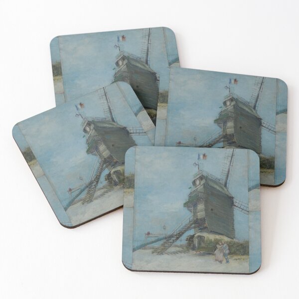 Item preview, Le Moulin De La Galette by Vincent van Gogh: Post Impressionist Wall Art designed and sold by artofuniverse.