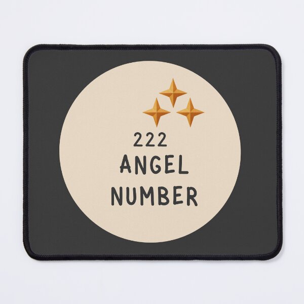 Item preview, 222 Angel Number Manifestation – Spiritual Aesthetic Typography Design designed and sold by CosmicQuietLab.
