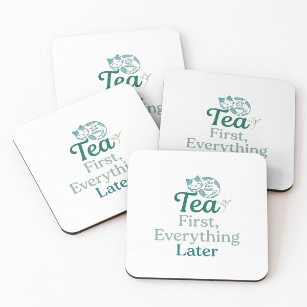 Item preview, Tea First, Everything Later | Cozy Tea Lover for Introverts & Aesthetic Vibes designed and sold by Im-Ara.