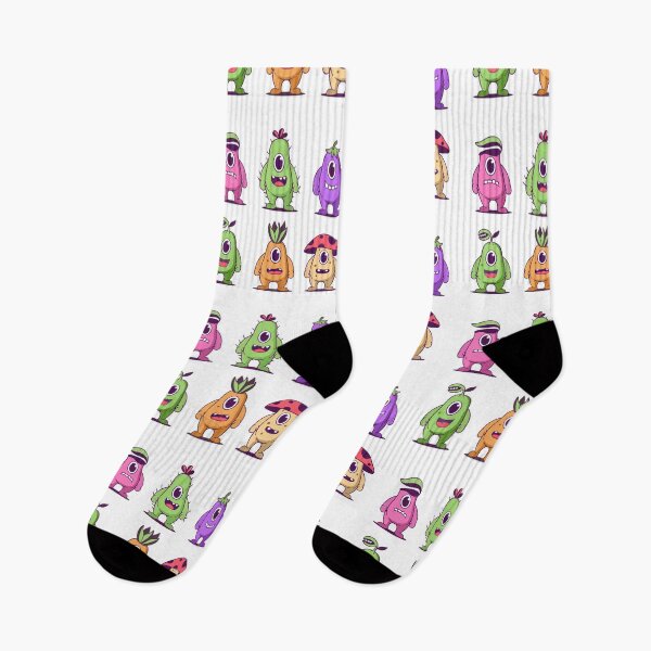 Item preview, Set of Six Funny Vegetable Monster Characters designed and sold by Romain V  Beaupré.