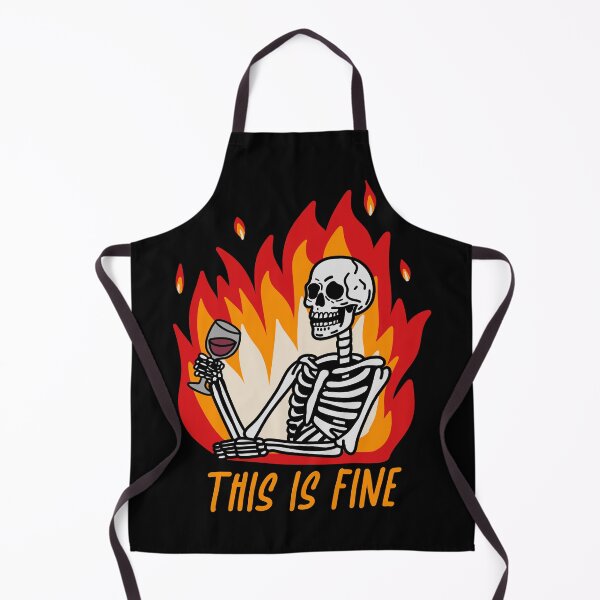 Item preview, This Is Fine designed and sold by byebyesally.