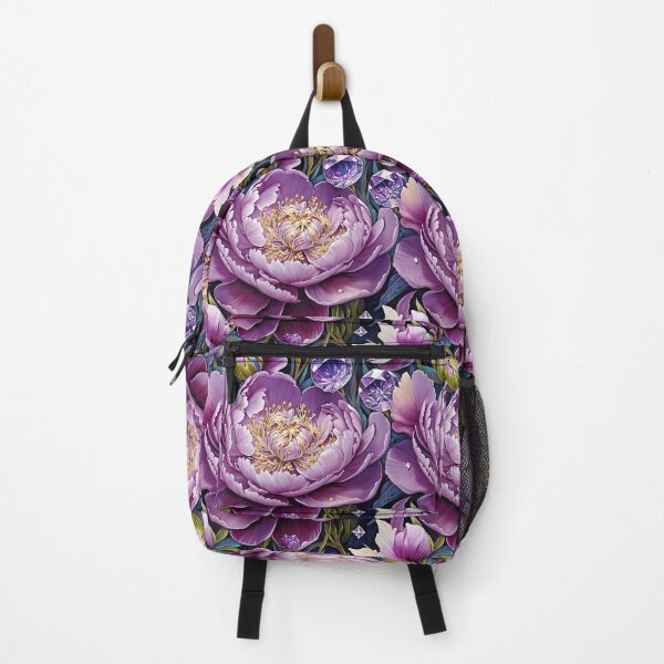 Item preview, Purple and White Peonies Floral Seamless Pattern designed and sold by Leylita Design.