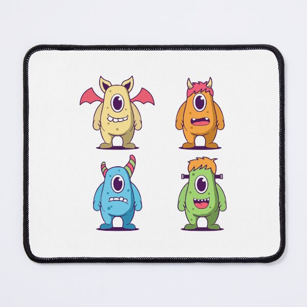 Item preview, Collection of Four Cute Fruit and Veggie Monsters designed and sold by Romain V Beaupré.