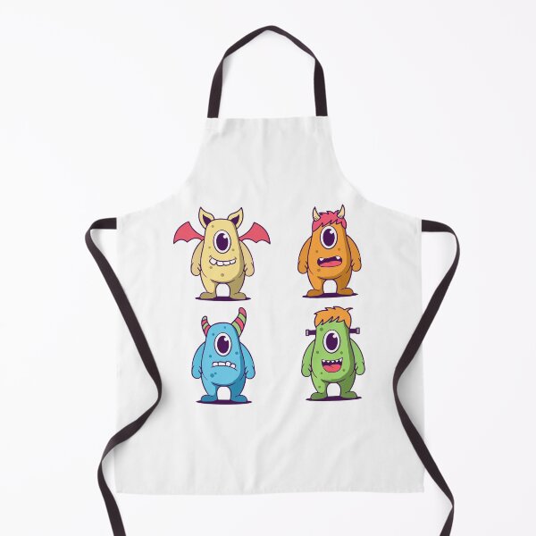 Item preview, Collection of Four Cute Fruit and Veggie Monsters designed and sold by Romain V Beaupré.