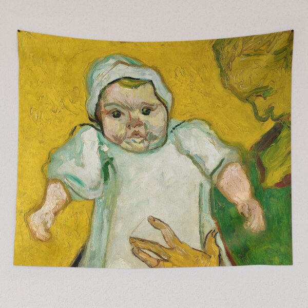 Item preview, Madame Roulin and Her Baby by Vincent van Gogh: Post Impressionist Portrait Poster designed and sold by artofuniverse.