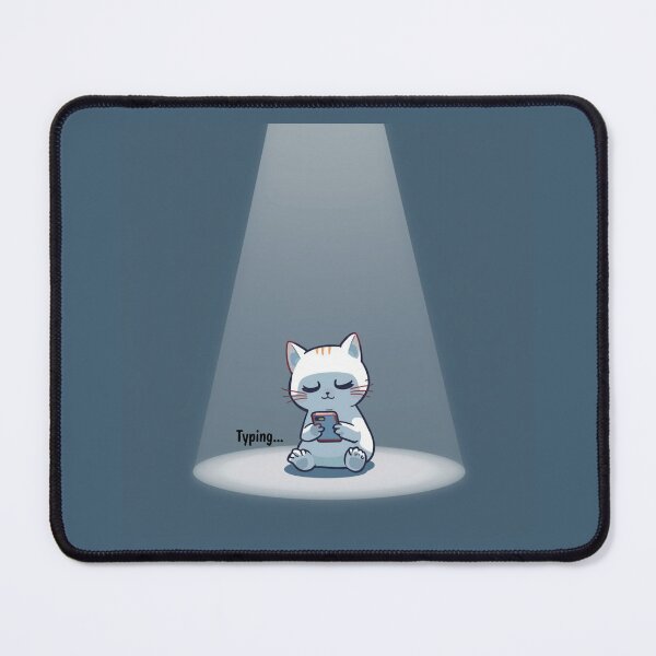 Item preview, Minimal Lonely Cat Phone – Quiet Night Aesthetic Art designed and sold by BukJus.